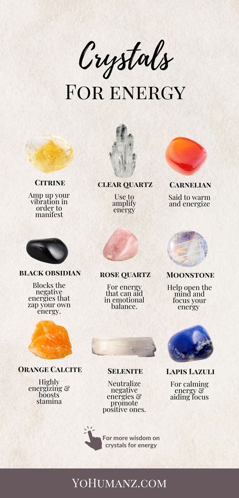 Crystals That Give You Energy, Crystals For Cleansing Energy, Crystals That Absorb Negative Energy, Crystals Positive Energy, Crystal For Meditation, Crystals For Good Energy, Spiritual Stones Crystals, Crystals For Athletes, Stones For Energy