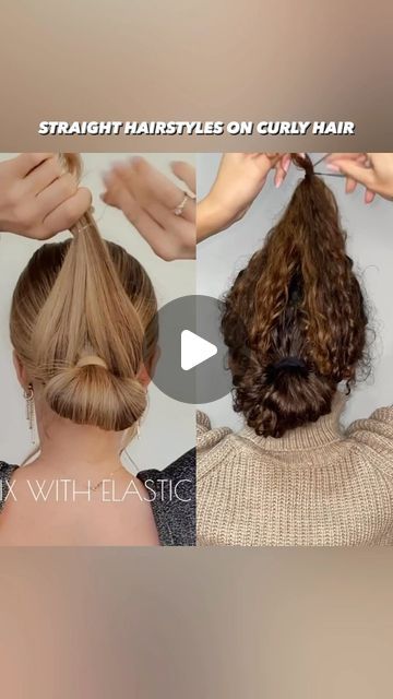 Low Bun With Curly Hair, Easy Bun For Curly Hair, Curly Hair Low Bun Tutorial, Low Bun Hairstyles Curly Hair, Low Messy Bun Curly Hair, Buns For Curly Hair, Curly Hair Low Bun, Cute Low Bun Hairstyles, Bun Curly Hairstyles