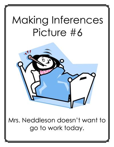 Inference Carousel: Making Inferences with Pictures and Captions - The Teacher Treasury Inference Pictures, Activity Template, Teaching Secondary, Making Inferences, Work On Writing, Indoor Games For Kids, Novel Studies, Writing Resources, Literacy Skills