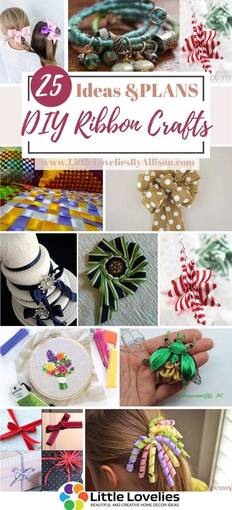 Things To Make With Ribbon, Diy Ribbon Crafts, Easy Ribbon Crafts, Cross Wreath Diy, Christmas Ribbon Crafts, Grosgrain Ribbon Crafts, Cheap Ribbon, Ribbon Projects, Easy Crafts To Sell