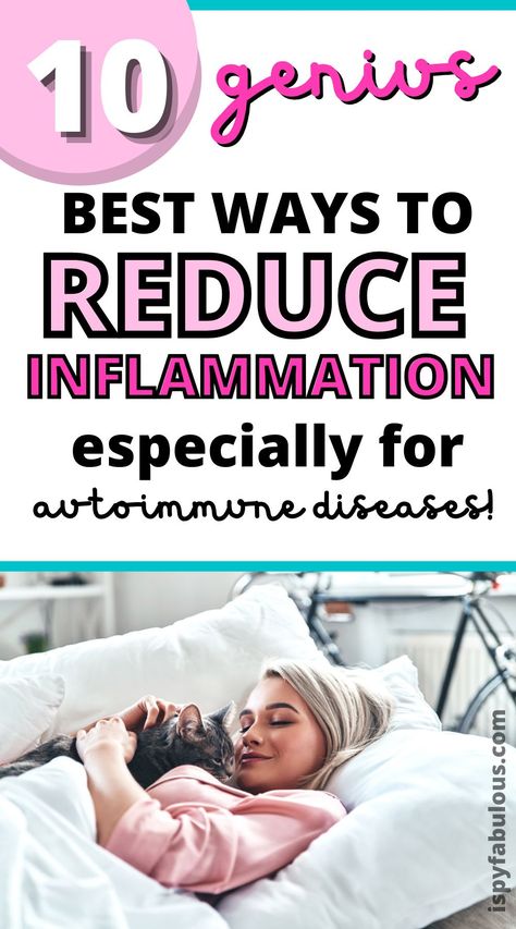 Are you dealing with chronic inflammation, autoimmune diseases or undiagnosed health issues? Get your inflammation down with these 10 natural remedies that I use every day. #naturalremedies #wellness #inflammation