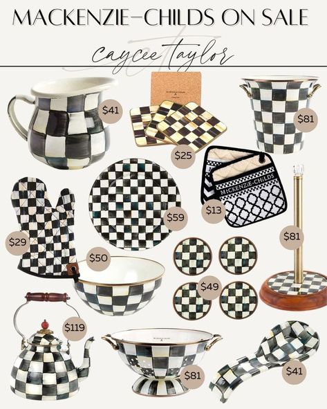 Courtly Check Kitchen, Mackenzie Childs Courtly Check, Mackenzie Childs Kitchen Decor, Mckenzie Childs Kitchen Decor, Mckenzie Child’s, Mackenzie Childs Kitchen, Checkered Kitchen Decor, Checkered Plate, Checkered Kitchen