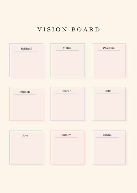 If you're creating a vision board specifically to be used on products like mugs, t-shirts, or notebooks, you'll want to choose keywords that are concise yet impactful. Here are some suggestions:

1. Dream Big
2. Believe
3. Manifest
4. Create
5. Inspire
6. Achieve
7. Love Yourself
8. Be Fearless
9. Gratitude
10. Joy
11. Empower
12. Grow
13. Thrive
14. Positivity
15. Courage
16. Focus
17. Abundance
18. Mindfulness
19. Sparkle
20. Shine 2025 Vision Board Template, Dream Life Template, Vision Board Format, Vision Board Binder, Vision Board Structure, Vision Board Outline, Vision Board Planning, Vision Board Frame, Printable Vision Board Template