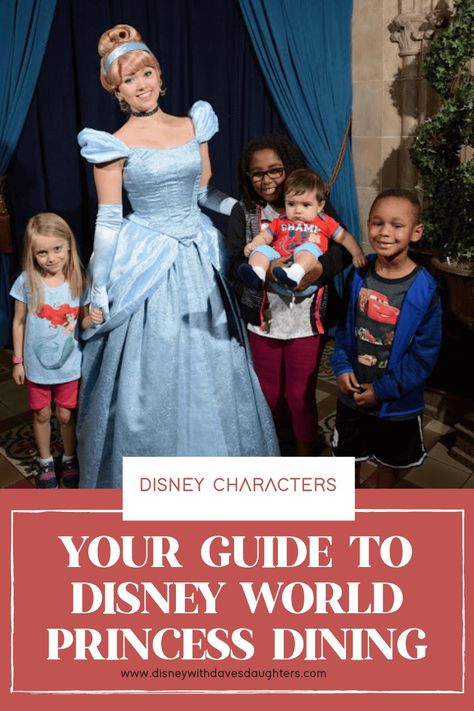 Your Guide to Disney World Princess Dining in 2024 Disney Character Meals, Dining At Disney World, Disney World Princess, Disney Drinks, Two Princess, Disney Princess Characters, Disney World Vacation Planning, Character Dining, Disney World Characters