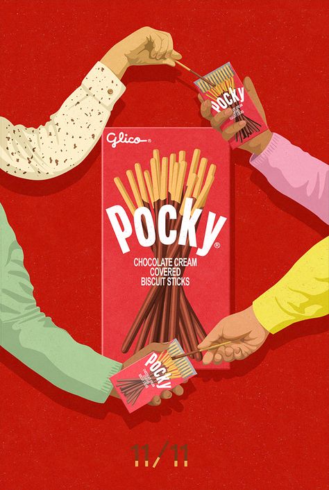 John Holcroft, Ad Poster Design, Event Poster Design Inspiration, Pocky Sticks, Promotional Poster, Ad Poster, Business Poster, Event Poster Design, Poster Design Inspiration