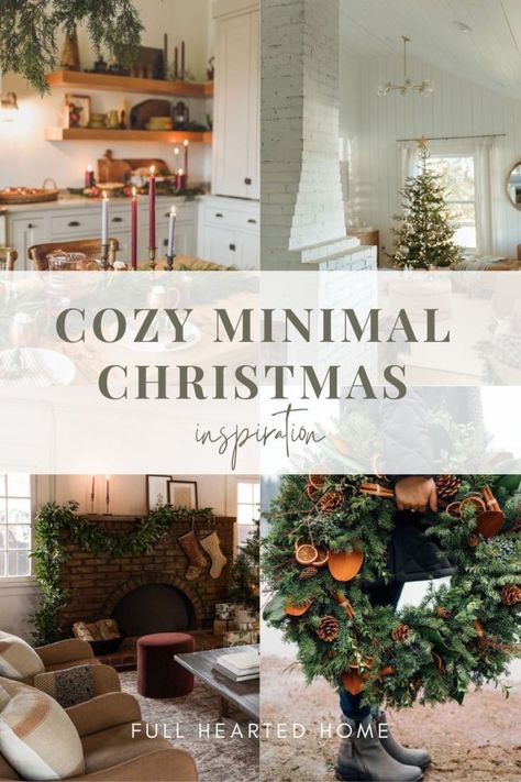 Minimalist Neutral Christmas Decor, Natural Christmas Decor Table, Minimal Cozy Christmas Decor, Scandi Christmas Mantle, Hygge Christmas Decor Diy, Minimalist Farmhouse Christmas Decor, Kirkland Christmas Decor, Neutral Holiday Decor Living Room, Winter Decor Ideas For The Home Cozy