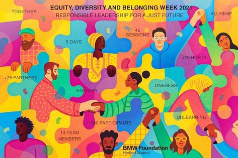 Diversity And Inclusion Illustration, Community Of Practice, Diversity Poster Design, Diversity Equity And Inclusion Art, Belonging Illustration, Diversity Graphic Design, Diversity Illustration Graphic Design, Cultural Diversity Illustration, Inclusivity Art