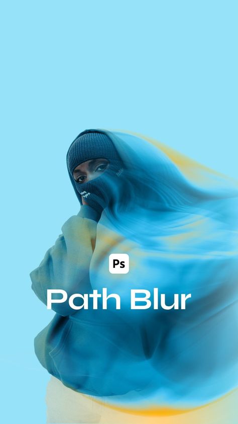 This effect is called path blur and here’s how to make it in Photoshop! 📎Go to Select-Subject and duplicate our subject to a new layer by … | Instagram Image Effects Photoshop, 3d Text Poster, Photoshop Text Effects Tutorial, Glasses Poster Design, Photoshop Effects Tutorial, Photoshop Blur, Gradient Artwork, Poster Design Photoshop, Photoshop Inspiration