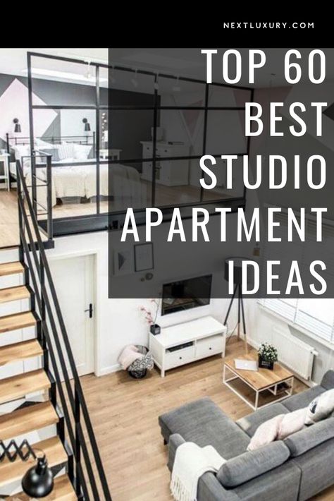 Studio Apartment Mens Interior Design, Bachelor Loft Apartment, Studio Apartment For Men, Bachelor Studio Apartment Ideas, Beautiful Studio Apartments, Luxurious Studio Apartment, Bachelor Apartment Layout, Luxury Studio Apartment Ideas, Beach Studio Apartment