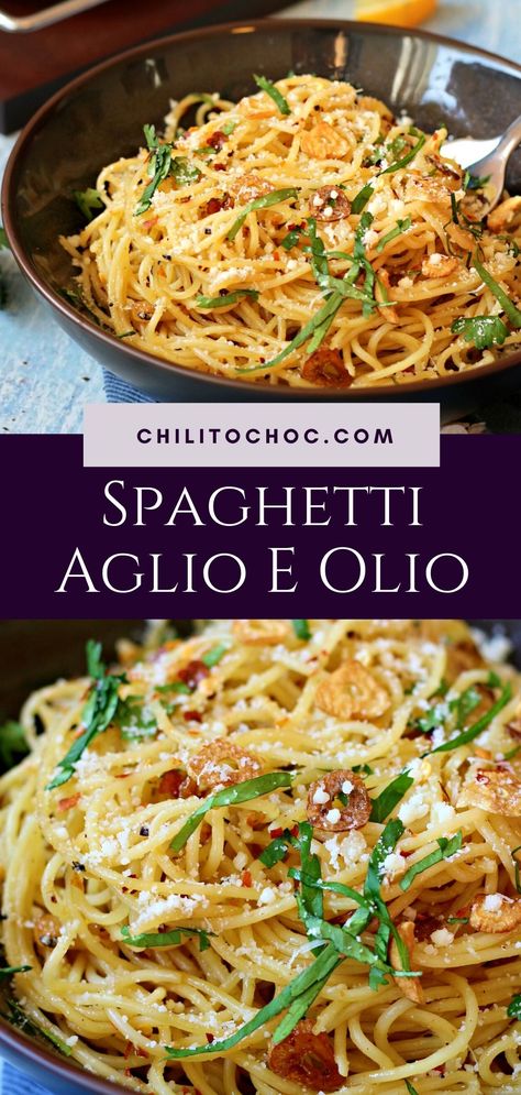 Pasta And Garlic And Oil, Spaghetti Al Olio Recipe, Chili Flake Pasta, Linguini Aglio Olio, Fettucini Aglio E Olio 12 Tomatoes, Spaghetti With Oil And Garlic, Garlic Chili Oil Pasta, Pasta With Oil And Garlic Aglio Olio, Garlic Chili Pasta