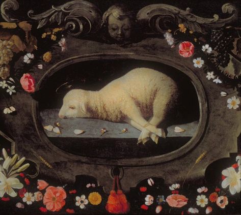 Sacrificial Lamb, Arte Occulta, Ap Art, Pretty Art, Dark Art, Art Inspo, Art Style, Visual Art, Art Reference