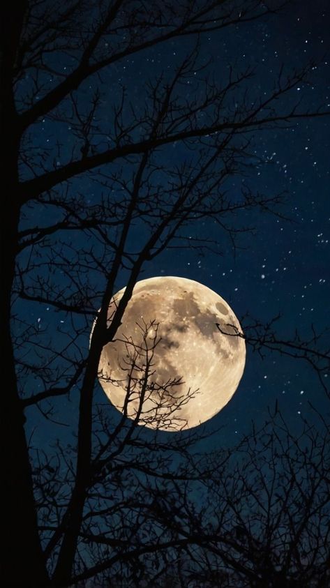 Full Moon Beautiful, Dark Moon Wallpaper, Moon Beautiful Pics, Beautiful Moon Night, Do Not Go Gentle Into That Good Night, Moon Wallpaper Iphone, Moon 4k Wallpaper, Moon Scenery, Moon Through Trees