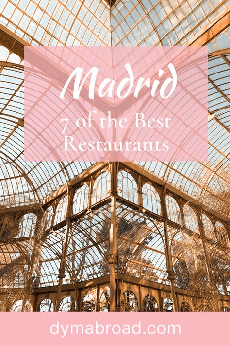 Best Places To Eat In Madrid, Best Madrid Restaurants, Best Restaurants In Madrid Spain, Where To Eat In Madrid, Madrid Spain Restaurants, Madrid Restaurants Dinner, Restaurants Madrid, Restaurants In Madrid, Salamanca Madrid