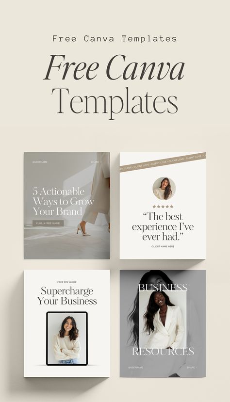 Free Canva templates by Coastal Template Co. Free Canva Templates, Newsletter Template Free, Canva Instagram Templates, Social Media Branding Design, Media Branding, Procreate Brushes Free, Templates For Instagram, Marketing Photos, Pinterest Templates