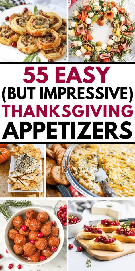 Make Ahead Thanksgiving Appetizers, Thanksgiving Snacks Appetizers, Thanksgiving Appetizers Finger Foods, Easy Thanksgiving Menu, Easy Thanksgiving Recipes Appetizers, Easy Thanksgiving Appetizers, Make Ahead Thanksgiving, Friendsgiving Appetizers, Thanksgiving Party Food