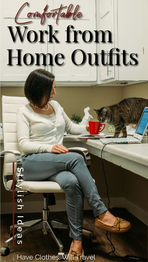 Outfits For Working From Home, Work At Home Outfits Casual, Work From Home Attire Women, How To Dress When You Work From Home, Comfortable Work From Home Outfits, Work From Home Outfit Winter, Casual Wfh Outfits, Winter Work From Home Outfit, Working From Home Outfits