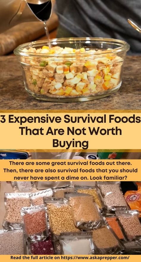 Zombies, Survival Meal Recipes, Emergency Food Recipes, Survival Food Recipes, Survival Foods That Last Forever, Prepping Food Survival, Food Prepping Survival, Apocalypse Food, Preppers Food Storage