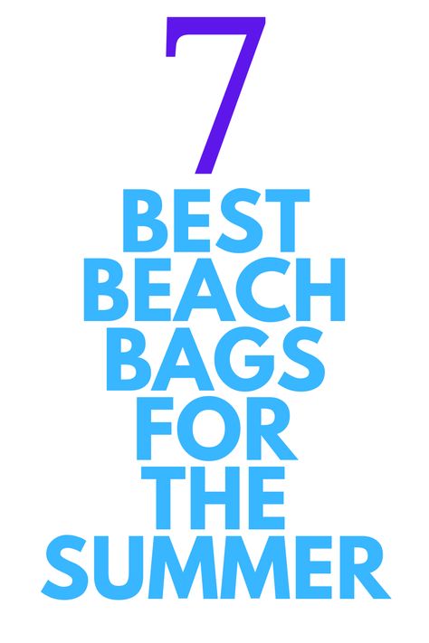 7 Best Beach Bags for the Summer - Looking for some summer beach bags? These are 7 options under $50 Beach Bag Ideas, Summer Beach Bags, Best Beach Bag, Waterproof Beach Bag, Entrepreneur Advice, 50th Bday, Beach Canvas, Beach Bags, Best Mom