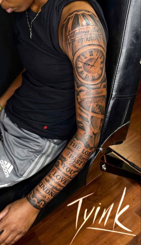 Arm Tattoos Black, Arm Tattoos For Guys Forearm, Black Men Tattoos, Tattoo Ideas Males, Forearm Tattoo Quotes, Half Sleeve Tattoos Forearm, Cool Half Sleeve Tattoos, Half Sleeve Tattoos Drawings, Men Tattoos Arm Sleeve