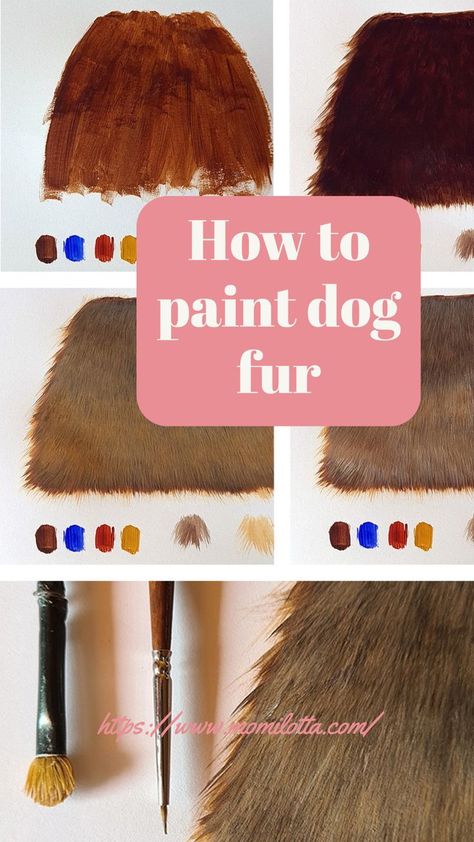 How to paint a realistic dog Today I’m going to share my way of painting fur with you! Painting fur is a fundamental part of painting a dog or other animals. I will show you, step by step, how I paint it. Watercolor Fur, Fur Painting, Dog Drawing Tutorial, Pet Portrait Paintings, Dog Portraits Painting, Painting Fur, Colorful Hairstyles, Dog Portraits Art, Paint Your Pet