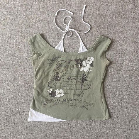 vintage y2k jane norman bardot top Condition: very... - Depop Jane Norman Top, Tiny Tops Outfit, 90s Tops Women, Y2k Tank Top, Bardot Top, Harajuku Style, Y2k Depop, Retro Streetwear, Jane Norman