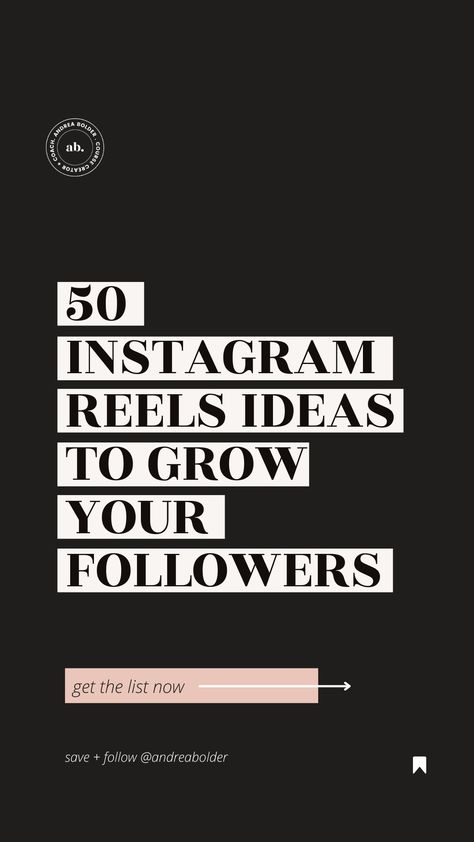 There is no disputing that if you are using Instagram to grow your business online, Instagram Reels is where the action’s at! If you aren’t sure what to create for your reels and want to explore some new content types, keep reading because I put together for you a list of 50 Reels ideas you need to grow your Instagram followers as an online coach or course creator. How To Reels Instagram, Content Ideas For Instagram Reels, Reel Ideas For Artists, Wellness Reel Ideas, Lifestyle Reel Ideas, Fitness Reel Ideas, Instagram Reel Ideas Aesthetic, Content Ideas For Graphic Designers, Product Reels Instagram Ideas