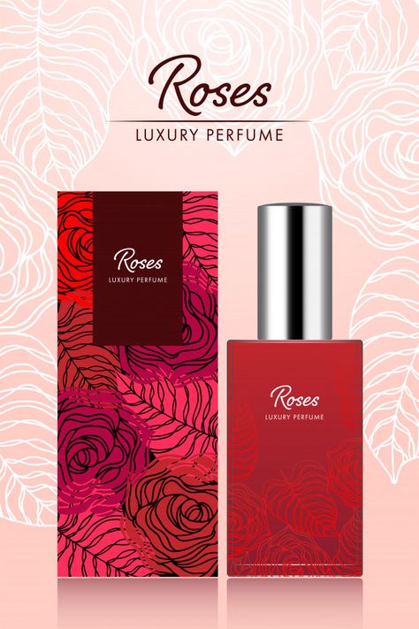 Rose Packaging Design, Perfume Box Design Ideas, Perfume Product Design, Perfume Box Design Packaging, Perfume Packaging Design Boxes, Perfume Label Design, Perfume Box Design, Agarbatti Packaging, Perfume Box Packaging