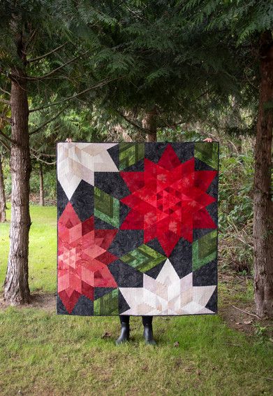 Christmas Trip Around The World Quilt, Easy Christmas Quilts Patterns Free, Crimson Christmas Quilt, Christmas Rose Wreath Quilt Pattern, Noel Quilt Pattern, Christmas Quilt Sewing Patterns, Christmas Wallhanging Quilt, Christmas Cactus Quilt Pattern, Advanced Quilting Patterns