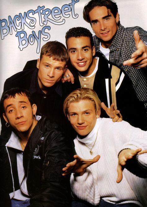 Backstreet Boys in 1995. I had a poster with this picture. Backstreet Boys Poster, 90s Music Artists, Liz Phair, Kevin Parker, Backstreet's Back, Backstreet Boy, Jenny Lewis, Boys Posters, Vampire Weekend