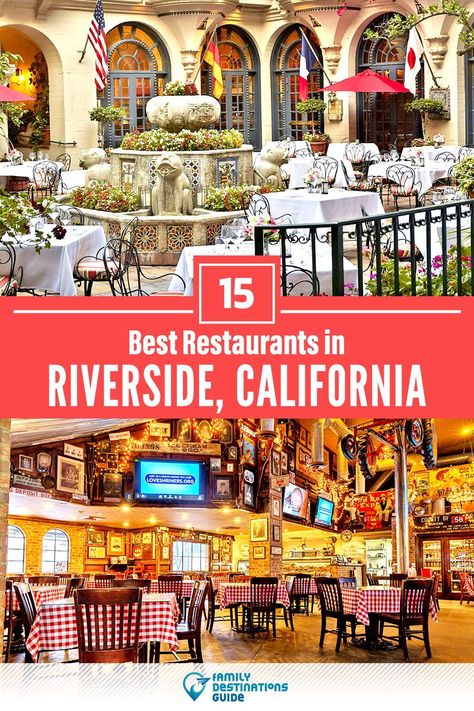 Want to see the best restaurants in Riverside, CA? We’re FamilyDestinationsGuide, and we’re here to help: From incredible brunch spots and amazing places to eat dinner, to local foodie spots and hidden gems, discover the BEST Riverside restaurants - so you get memories that last a lifetime! #riverside #riversiderestaurants #restaurantsinriverside #bestrestaurantsinriverside #placestoeatriverside Downtown Riverside California, Best Restaurants In Monterey Ca, Where To Eat In Clearwater Beach, Riverside Cafe, Riverside Restaurant, Downtown Riverside, California Food, Riverside County, Riverside California