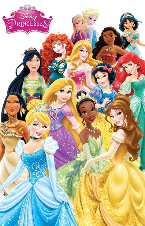 Disney Princesses - Disney Princess Photo (34679722) - Fanpop 75D Disney Kızları, Princes Disney, Merida Disney, Disney Punk, Disney Princess Facts, The Disney Princesses, Official Disney Princesses, Foto Disney, Image Princesse Disney