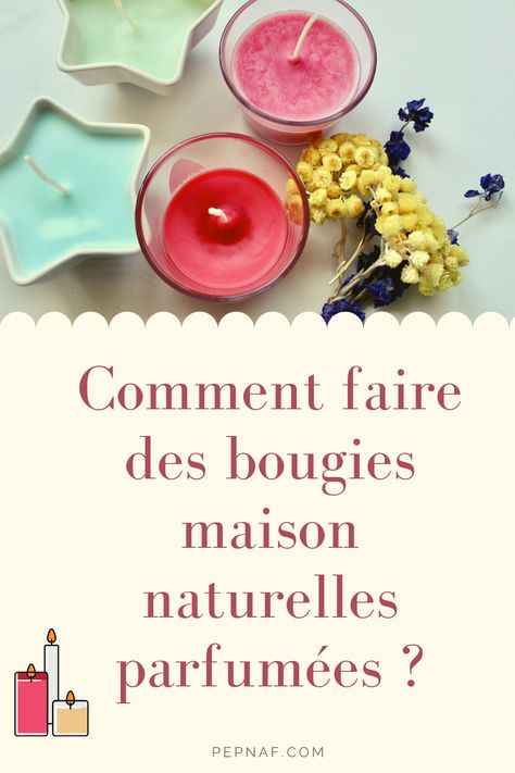 Tutoriel pour réaliser des bougies maison parfumées et naturelles à base de cire de soja ou de cire d'abeille. Rapide et économique ! Bougie Diy, Diy Bougie, Diy Home Crafts, Diy Candles, Me Time, Candle Making, Floral Art, Home Crafts, Home Diy