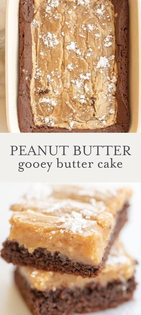 Ooey Gooey Butter Cake Recipe, Gooey Butter Cake Recipe, Chess Bars, Ooey Gooey Butter Cake, Butter Cakes, Gooey Cake, Gooey Bars, Gooey Butter, Julie Blanner