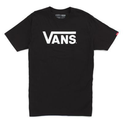 Vans Classic Black, Estilo Vans, Boys Vans, Vans Outfit, Vans Shirt, Vans T Shirt, Vans Logo, Cotton T Shirts, Mens Cotton T Shirts