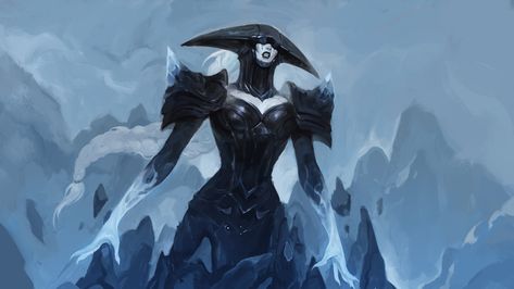 ArtStation - Lissandra, the Ice Witch Ice Witch, Xayah And Rakan, The Ice, League Of Legends, Character Art, Witch, Fan Art, Art