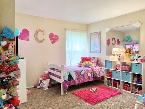 Jojo Siwa Room Ideas, Jojo Siwa Bedroom Ideas, Jojo Siwa Decoration Ideas, Jojo Siwa Room Decor Ideas, Jojo Siwa Room, Dream Rooms For Girls, Jojo Siwa Dream Guest On My Podcast, Jojo Siwa Instagram, Toddler House Bed