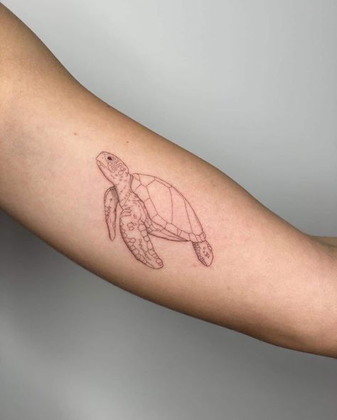 Simple Sea Turtle Tattoo Simple Life Tattoo, Turtle Simple Tattoo, Turtle Tattoo Thigh, Turtle Tattoo Forearm, Turtle Tattoo Small Simple, Minimalist Sea Turtle Tattoo, Tiny Sea Turtle Tattoo, Turtle Tattoo Minimalist, Simple Whale Tattoo