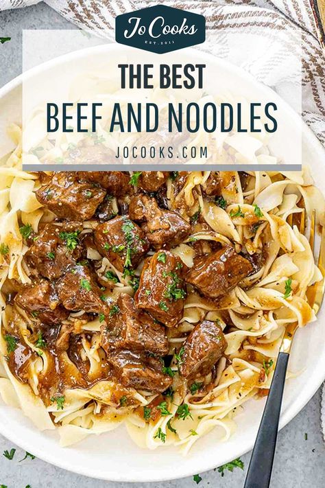 Easy Beef And Noodles, Easy Beef And Noodles Recipe, Beef Egg Noodles, Beef And Noodles Crockpot, Beef And Noodles Recipe, Beef Tips And Noodles, Beef Noodle Casserole, Italian Cookbook, Egg Noodle Recipes