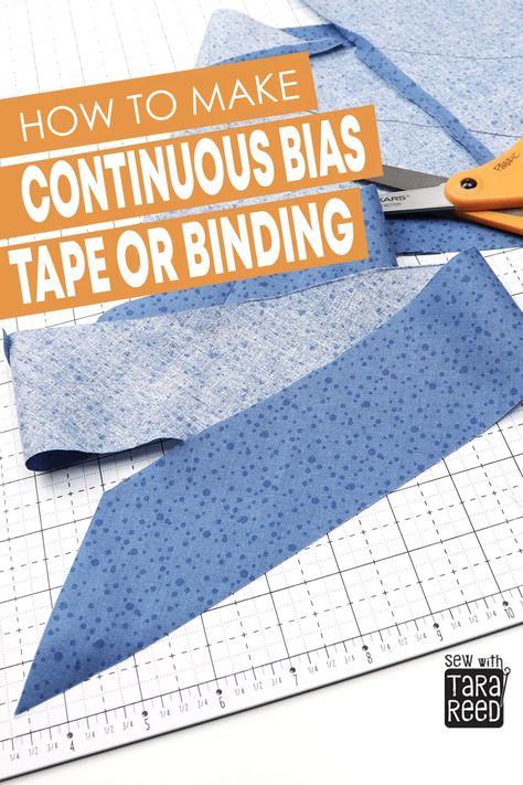 How To Make Continuous Bias Binding, Easy Bias Tape How To Make, Bias Binding Calculator, How To Sew Bias Tape On V Neck, How To Make Your Own Bias Binding, How To Cut Bias Binding Strips, Making Bias Tape Continuous, How To Make Binding Strips, How To Make Bias Binding Simple