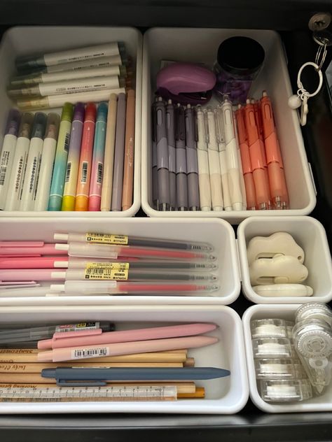 My Stationary collection #stationary #justjan College Stationary Aesthetic, Aethstetic Stationary, Sixth Form Stationary, Pen Collection Organization, Stationary Set Up, Study Things To Buy, Campus Stationary, School Stationary Aesthetic, Stationary Supplies Organization