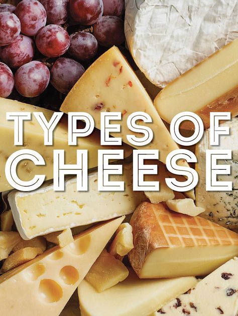 Types Of Cheese And Uses, Different Cheeses For Cheese Board, Different Type Of Cheese, Cheese Types Guide, Types Of Cheese For Charcuterie Board, Cheese Knife Guide, Cheese Varieties, Cheese Guide, Cheese List