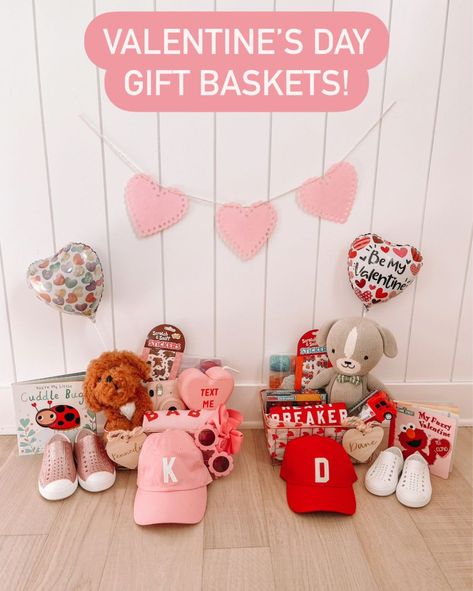 Valentine’s Day Gifts From Kids, Valentines Gift For My Daughter, Valentines Day Baskets For Toddlers, Girls Valentines Gift Basket, Valentine’s Day Basket For Toddler Girl, Valentine’s Day For Toddler Boy, Daughter Valentines Gift Ideas Toddler, Kids Valentine’s Day Gifts, Kids Valentines Day Basket