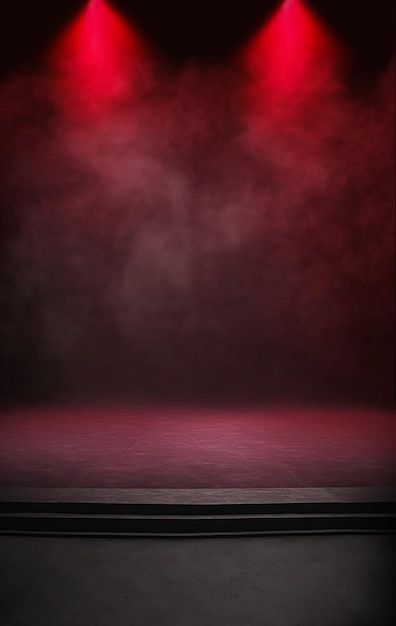 The dark stage shows. dark red background. ai generated Aesthetic Stage Background, Show Lighting Stage, Stage Show Background, Red Stage Background, Indoor Background For Editing, Red Background For Editing, Mysterious Backgrounds, Background For Dance, Red Stage Lighting