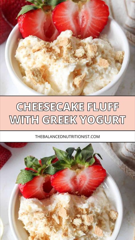 Looking for a healthy and light dessert? Try this high protein cheesecake dip made with Greek yogurt and cream cheese for a fun treat. Perfect with fruit, it's a delicious cream cheese fruit dip that doubles as healthy cheesecake fluff. Enjoy healthy cheesecake desserts with this easy cheesecake fluff dip. Healthy Filling Desserts, Greek Yogurt Sweet Dip, Low Calorie Cheesecake Dip, Low Cal Cream Cheese Recipes, Jello Fluff With Greek Yogurt, High Protein Cheesecake Dip, Low Carb Dessert Dip, High Protein Potluck Ideas, Lunch Dessert Ideas Easy