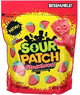 Amazon.com : Sour Patch Strawberries Soft & Chewy Candy, 10.0 oz : Gateway Sour Patches, Candy Strawberry, Gummy Snacks, Strawberry Candy, Red Valentine, Soft Candy, Chewy Candy, Sour Patch Kids, Sour Taste