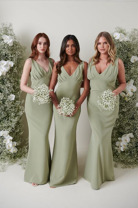 Pretty Lavish Bridesmaid Dress, Olive Bridesmaid Dress, Olive Dresses, Olive Bridesmaid Dresses, Olive Green Bridesmaid Dresses, Bridesmaid Look, Pretty Lavish, Bridesmaid Dresses Uk, Bridesmaid Proposals