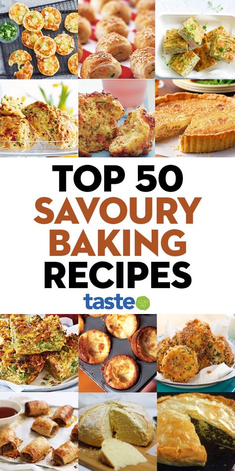 Savoury Bake Sale Ideas, Savoury Treats Snacks, Savoury Dessert Recipes, Bake Sale Ideas Savory, Savoury Birthday Cake Alternatives, Healthy Savoury Recipes, Savoury Cake Ideas, Baking Ideas Savoury, Savory Things To Bake