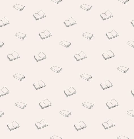 Books Pattern Wallpaper, Cute Book Backgrounds, Book Club Wallpaper, Simple Book Wallpaper, Reading Background Wallpapers, Book Background Aesthetic, Books Background Aesthetic, Book Wallpaper Ipad, Book Background Design