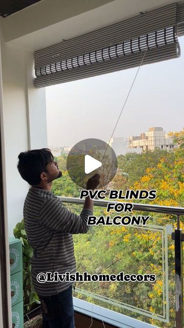 Balcony Sun Protection Ideas, Balcony Rain Cover, Balcony Covering Ideas From Rain, Balcony Rain Protection Ideas, Blinds For Balcony, Balcony Cover, Balcony Blinds, Waterproof Blinds, Pvc Blinds