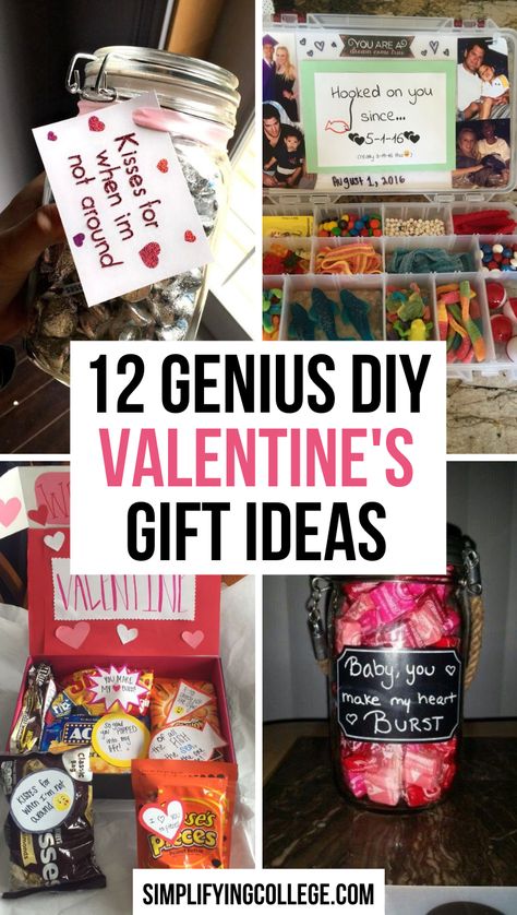 These are the best DIY Valentine gifts that show you care! Perfect DIY Valentine gifts for boyfriend or girlfriend they are sure to love this Valentine's Day. #valentinesday Ideas For Men Valentine Gifts, Cheap Valentine’s Day Gifts For Him, Romantic Valentines Gifts For Him, Valentine Gift Baskets For Boyfriend, Diy Valentines Husband, Valentine's Ideas For Husband, Cute Cheap Valentines Day Gifts For Him, Cute Valentines Day Gifts For Husband, Cute Valentines For Boyfriend